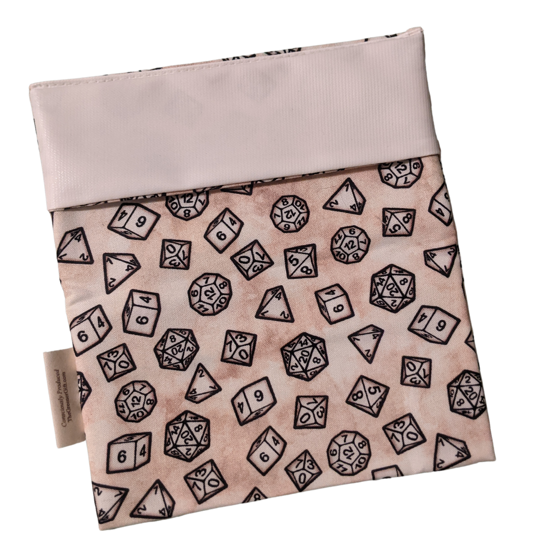 Reusable Snack/Sandwich Bags - Foldover Top